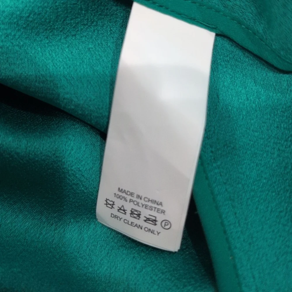 Kate Spade Satin Crepe Flutter sleeve green dress size 14